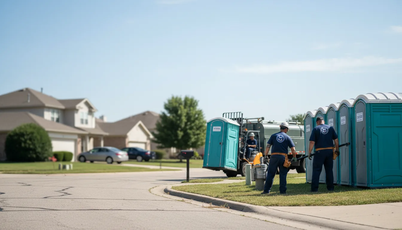Porta Potty Rental in Montrose, IL near me